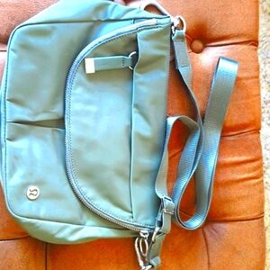 Lululemon Revive Crossbody Bag, Green Gray